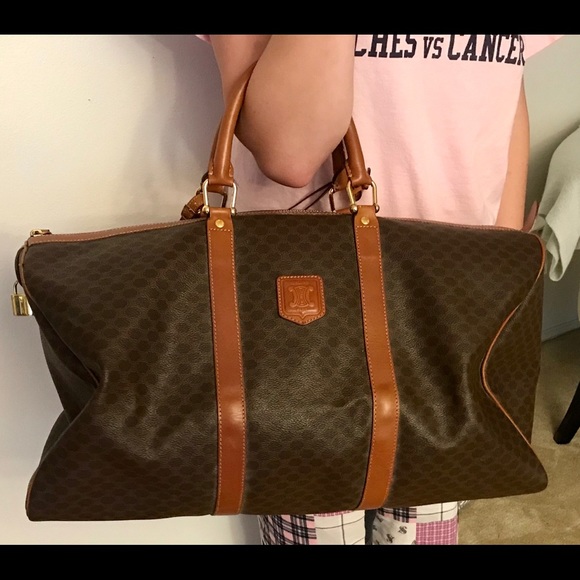 Celine Handbags - Celine Macadam Travel Bag w/lock key&luggage tag